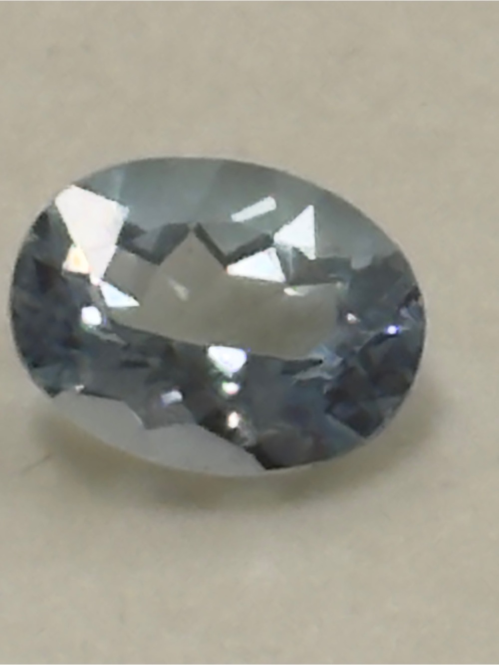 Brazilian Aquamarine Gemstone – 1.59 Carat Oval Cut
